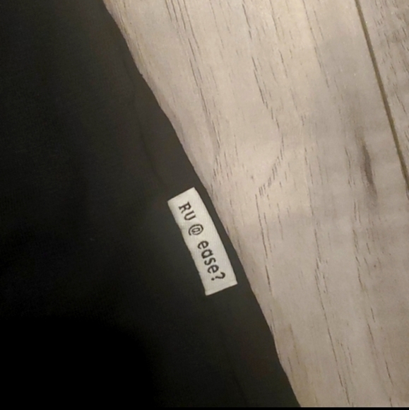 Black R U at Ease Athletic Shorts - Picture 3 of 6